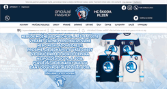 Desktop Screenshot of fanshop.hcplzen.cz